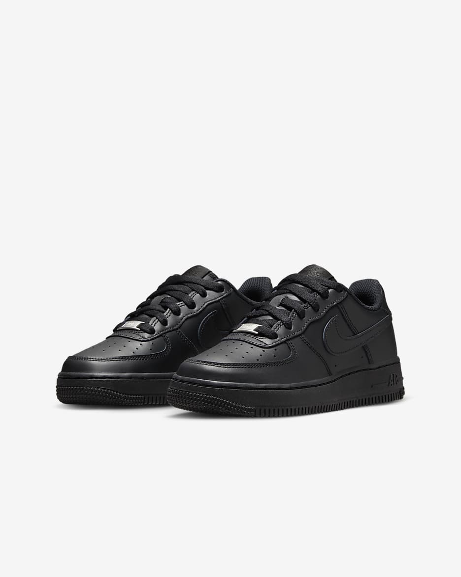 Nike Air Force 1 LE-sko til større børn - sort/sort/sort/sort