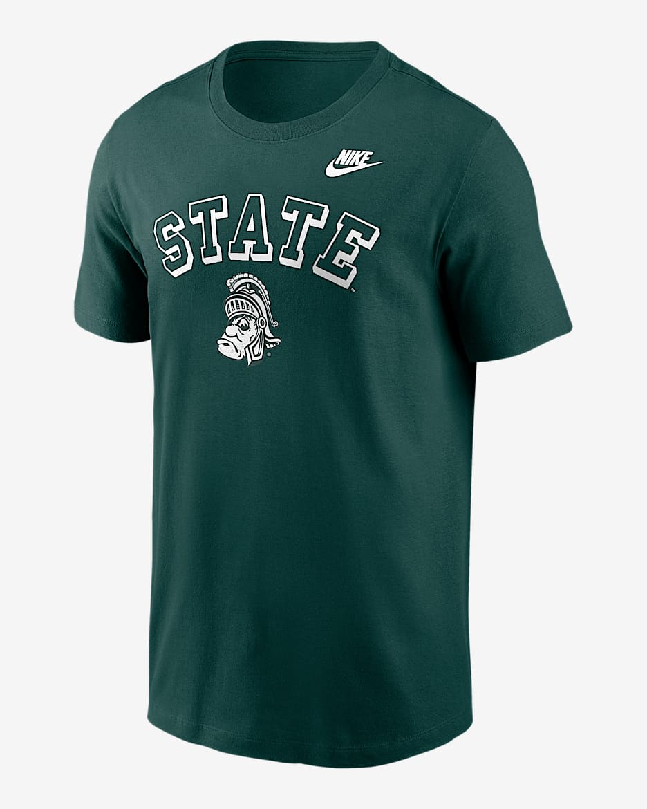 Michigan State Legacy Nickname Men's Nike College T-Shirt - Green