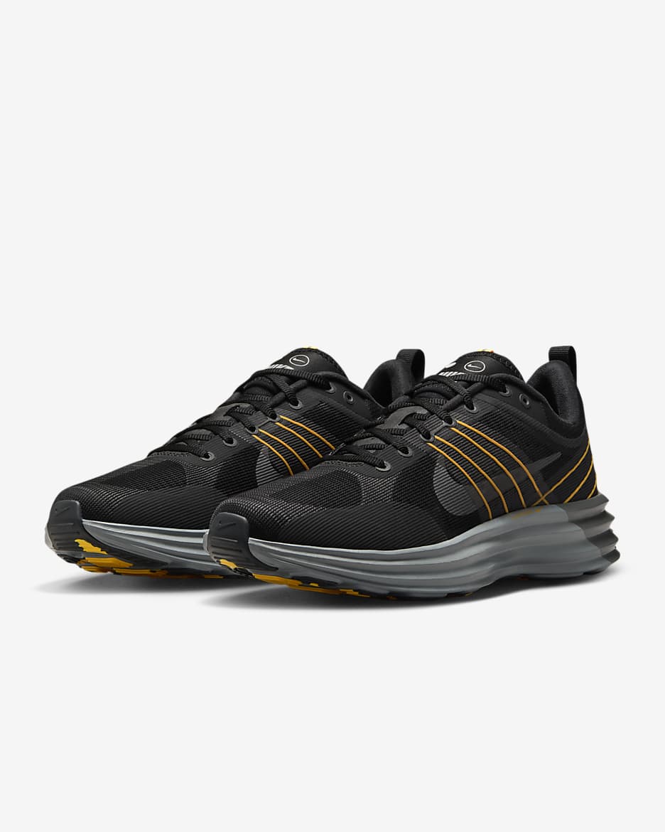 Nike Lunar Roam Men's Shoes - Black/Smoke Grey/Laser Orange/Iron Grey