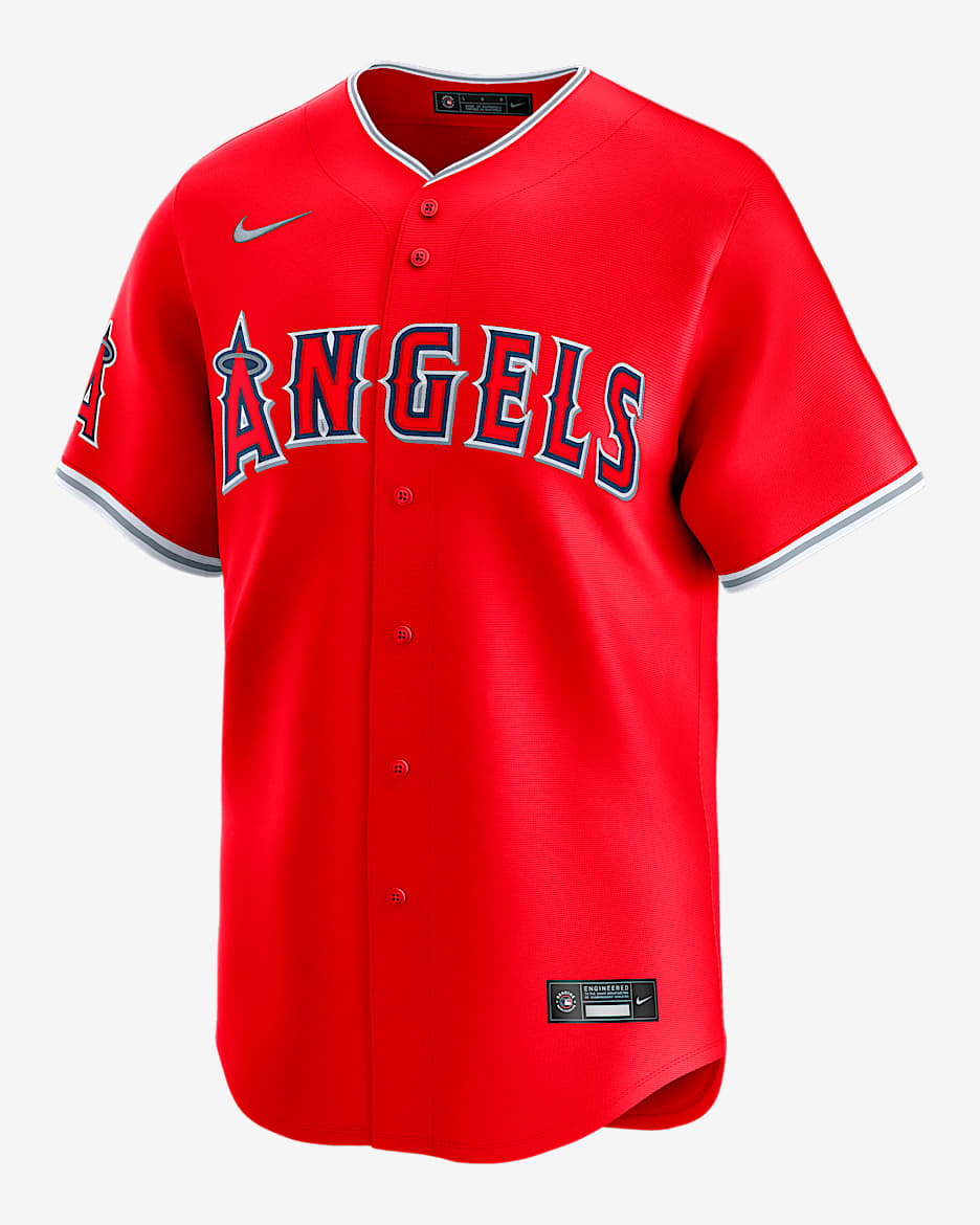 Los Angeles Angels Men's Nike Dri-FIT ADV MLB Limited Jersey - Red