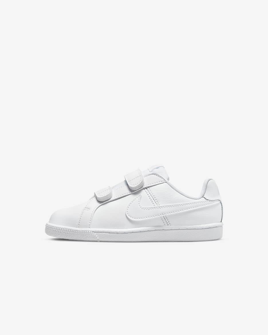 Tenis para niños de preescolar Nike Court Royale - Blanco/Blanco