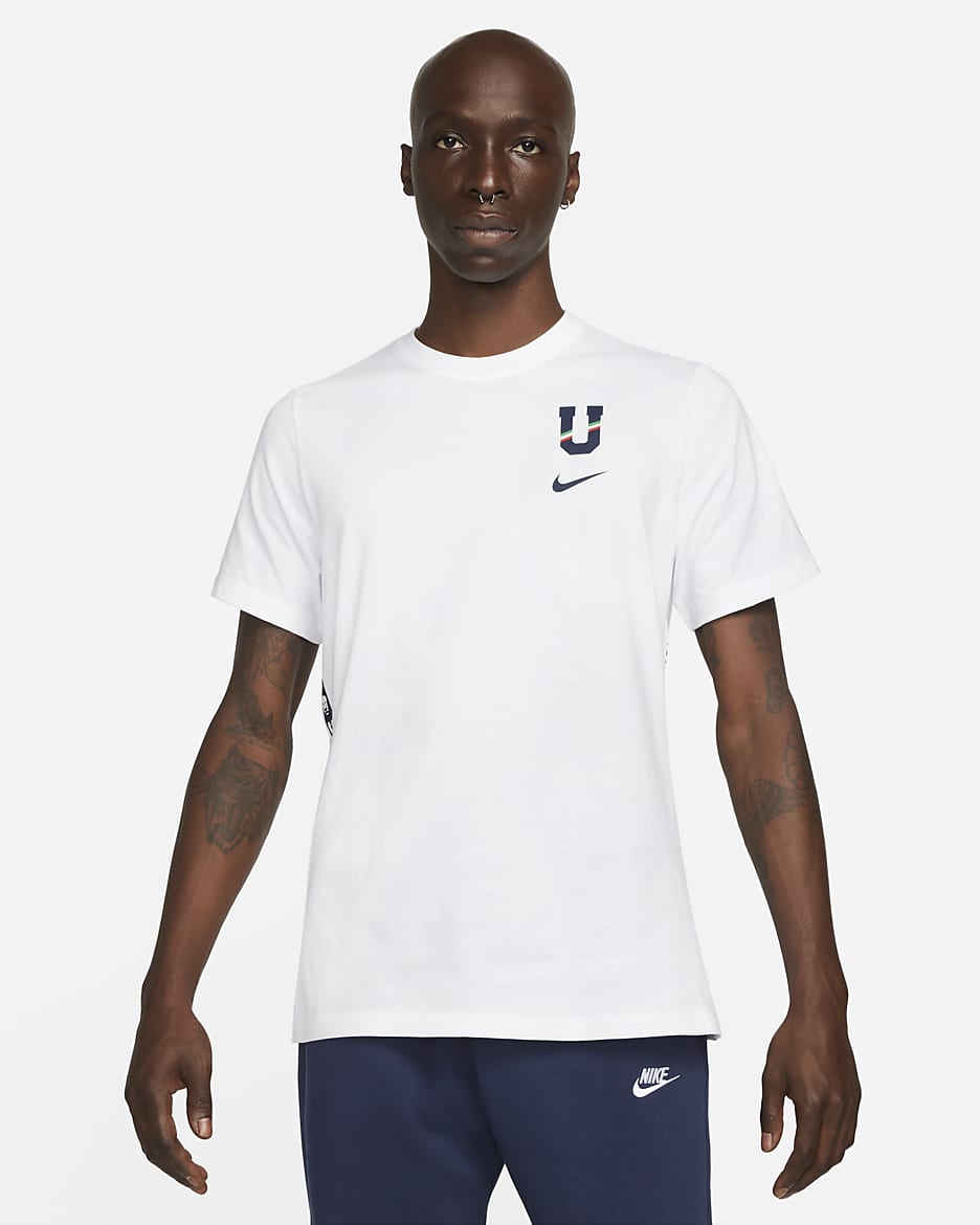 Playera de fútbol para hombre Pumas UNAM - Blanco