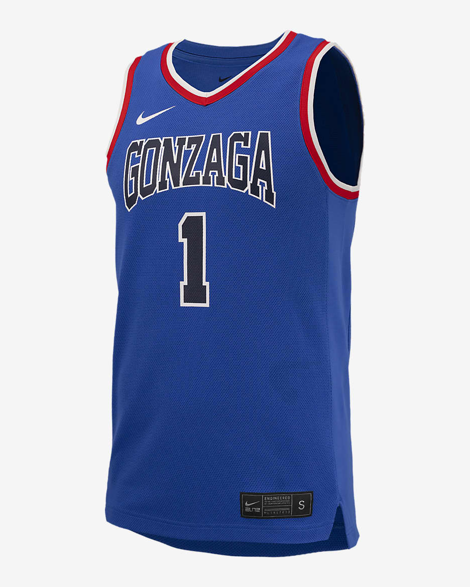 Gonzaga Men's Nike College Basketball Replica Jersey - Game Royal