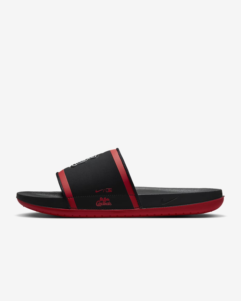 Nike Offcourt (MLB St. Louis Cardinals) Slide - Black/Sport Red/White