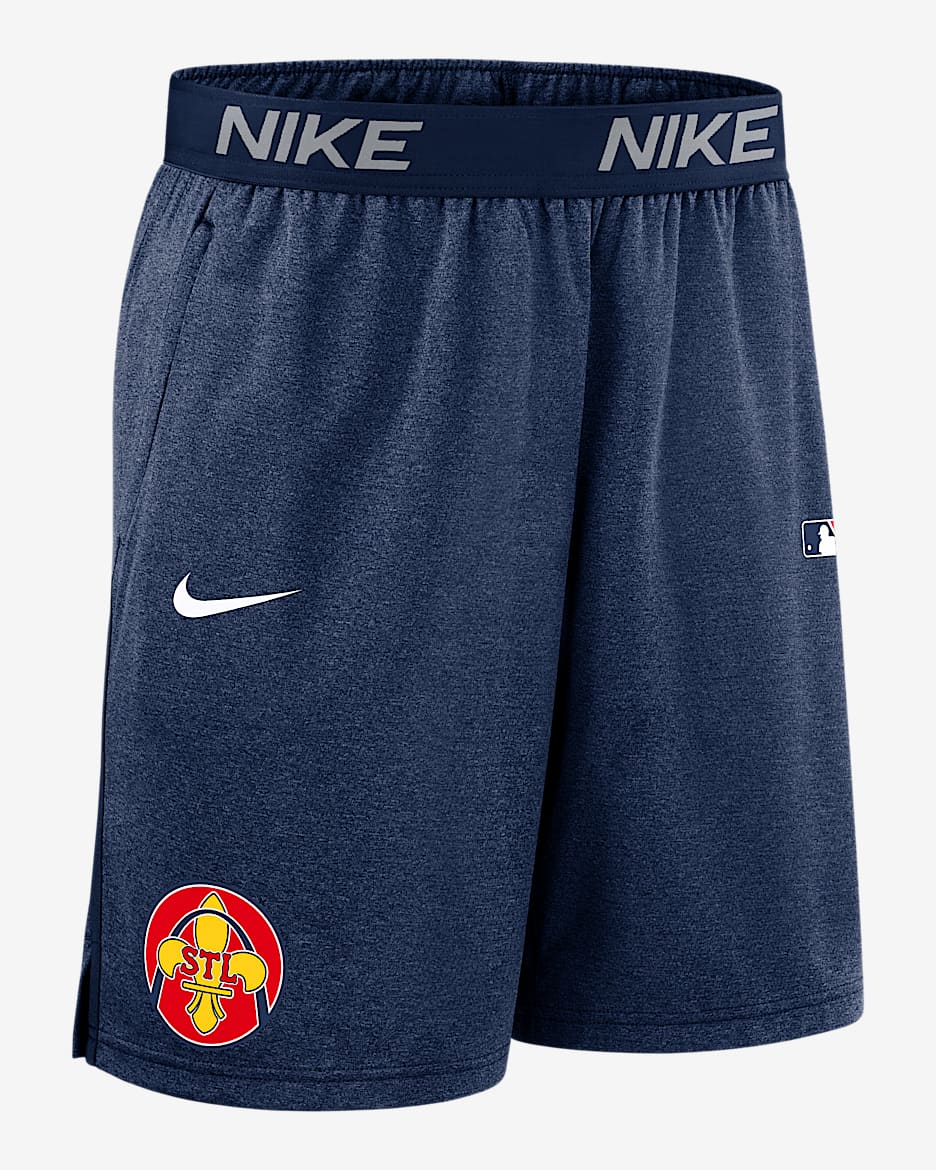 St. Louis Cardinals Authentic Collection City Connect Men's Nike Dri-FIT MLB Shorts - Navy