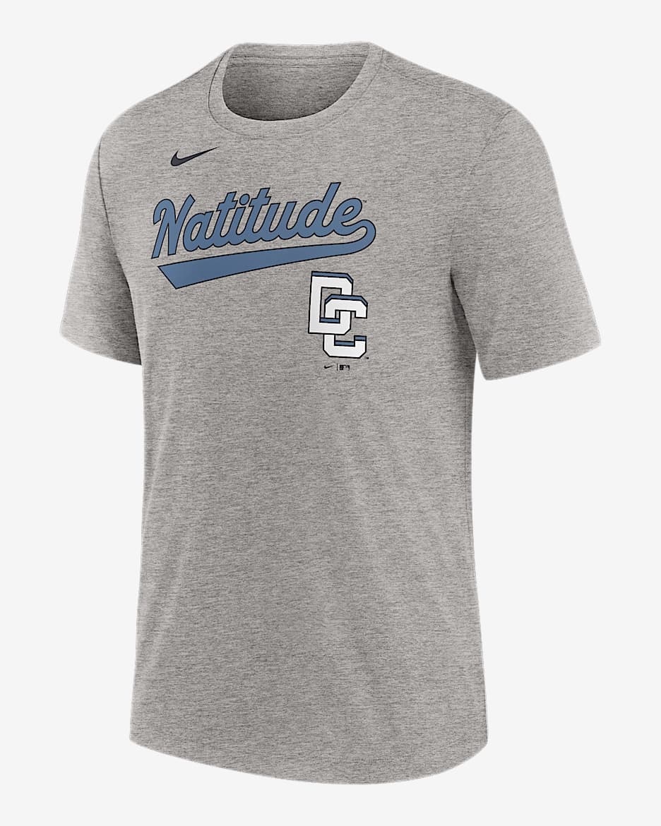 Washington Nationals City Connect Men's Nike MLB T-Shirt - Charcoal Heather