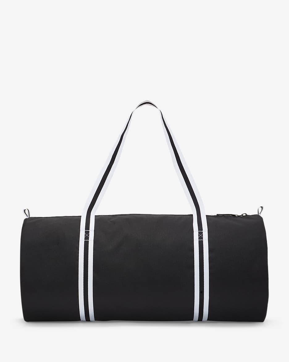 Nike Heritage Duffel Bag - Black/Black/White