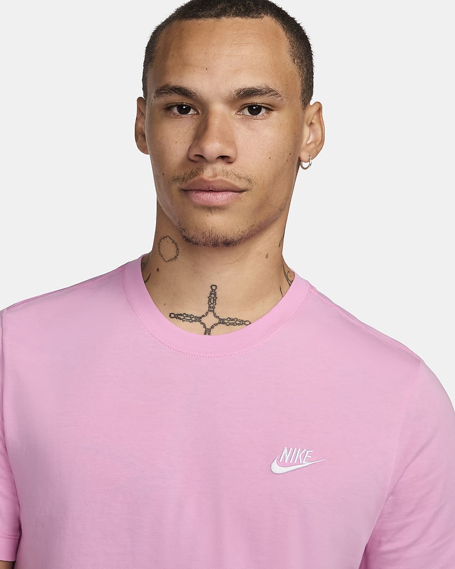 Nike Sportswear Camiseta - Hombre - Pink Rise/Negro