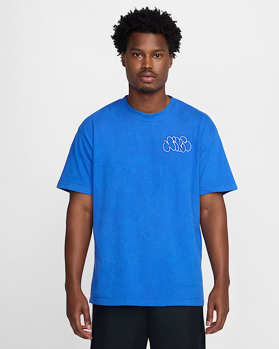 Nike Max90 Basketball-T-Shirt (Herren) - Game Royal