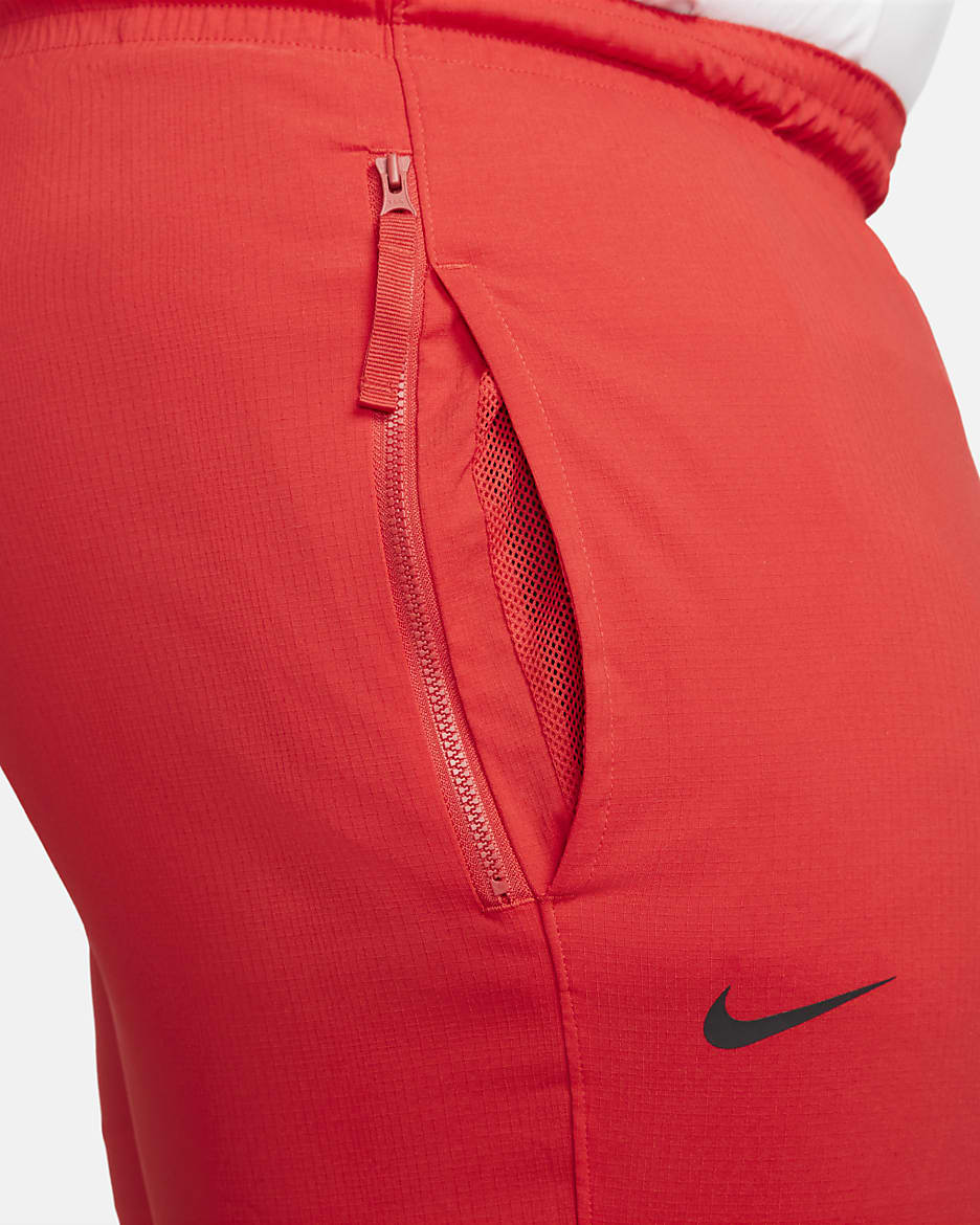 Pants de básquetbol de tejido Woven para hombre Nike DNA - Rojo universitario/Negro