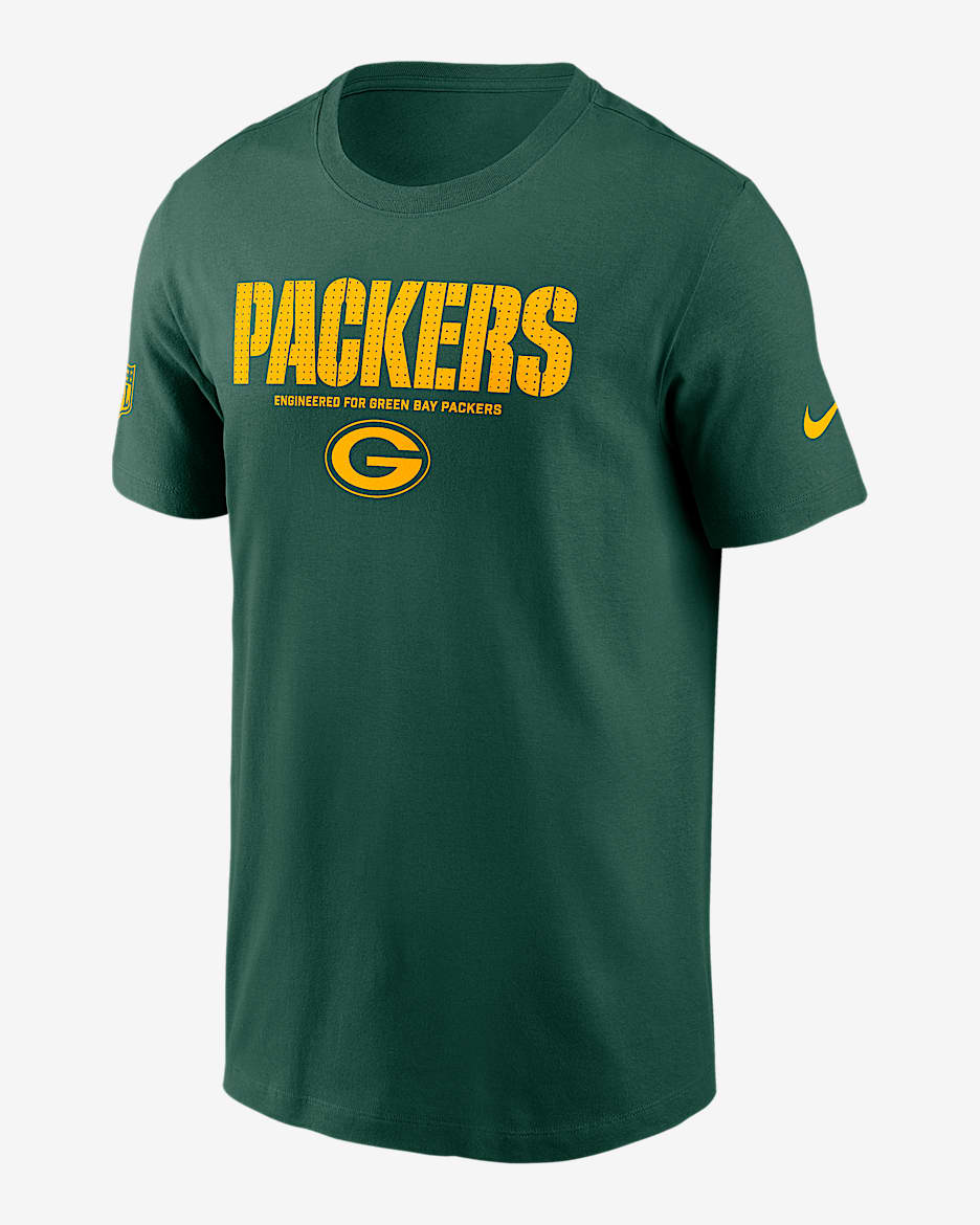 Green Bay Packers Sideline Team Issue Men's Nike Dri-FIT NFL T-Shirt - Green