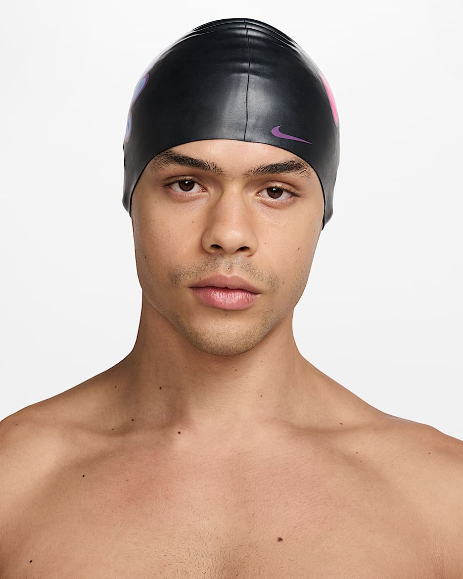 Gorra de silicona Nike Swim - Negro