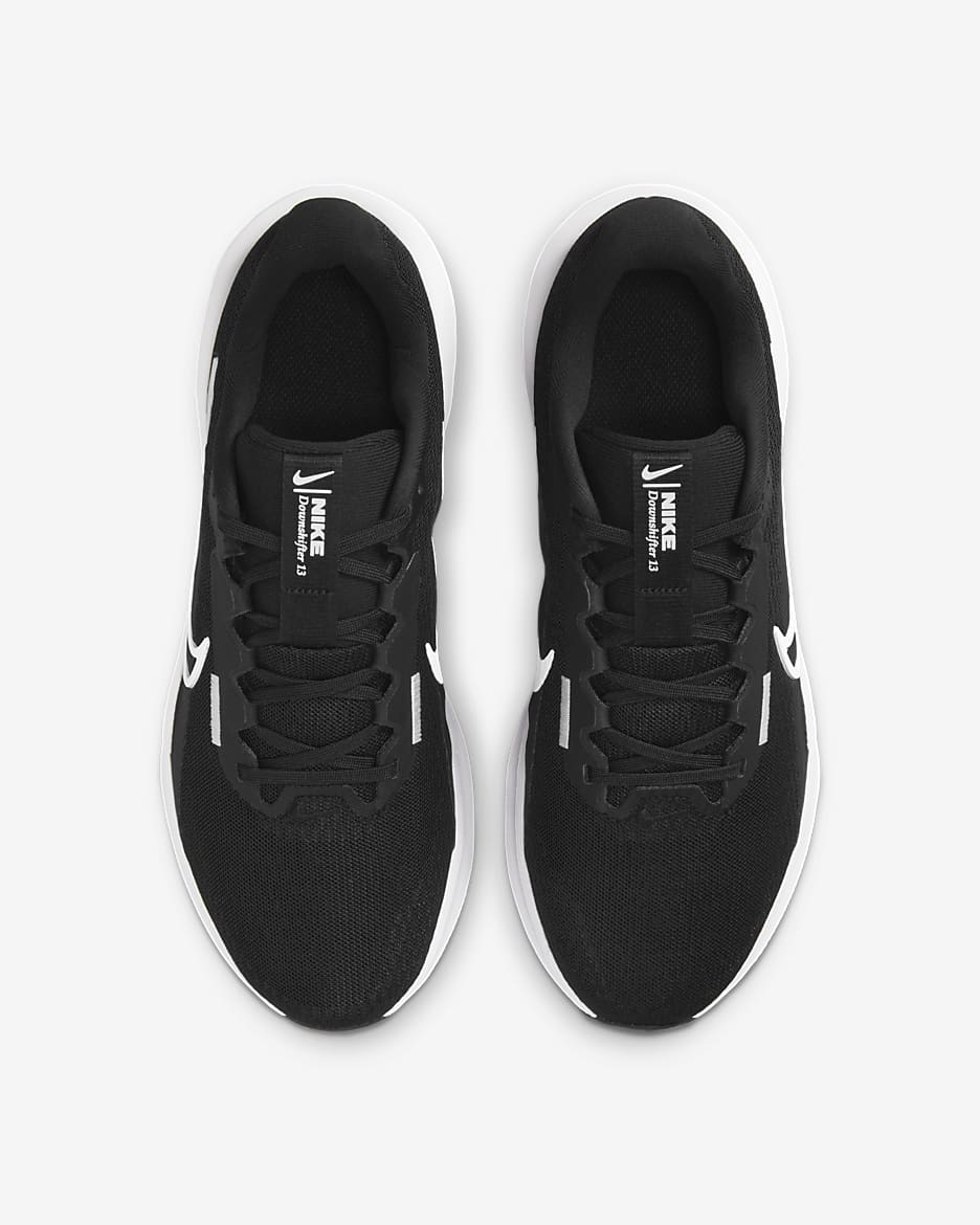 Dámská běžecká silniční bota Nike Downshifter 13 - Černá/Dark Smoke Grey/Bílá