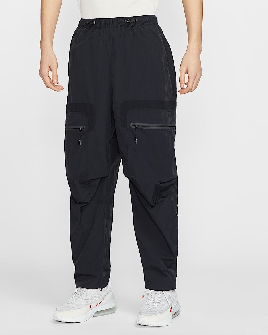 Nike Tech Men's Woven Cargo Pants - Black/Black