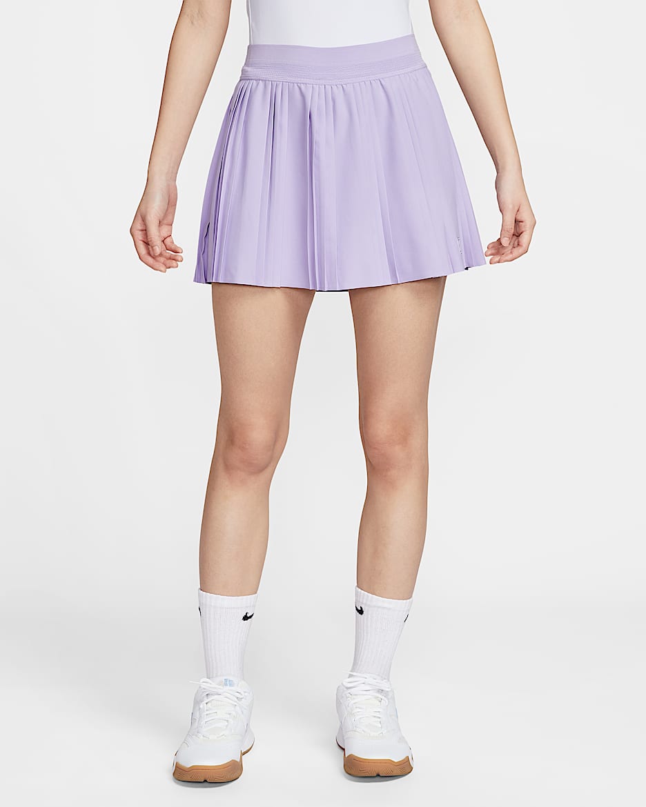 NikeCourt Advantage Women's Dri-FIT Pleated Tennis Skirt - Hydrangeas/Hydrangeas