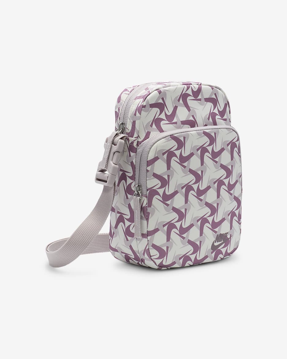 Nike Heritage Cross-Body Bag (4L) - Sail/Platinum Violet/Taupe Grey