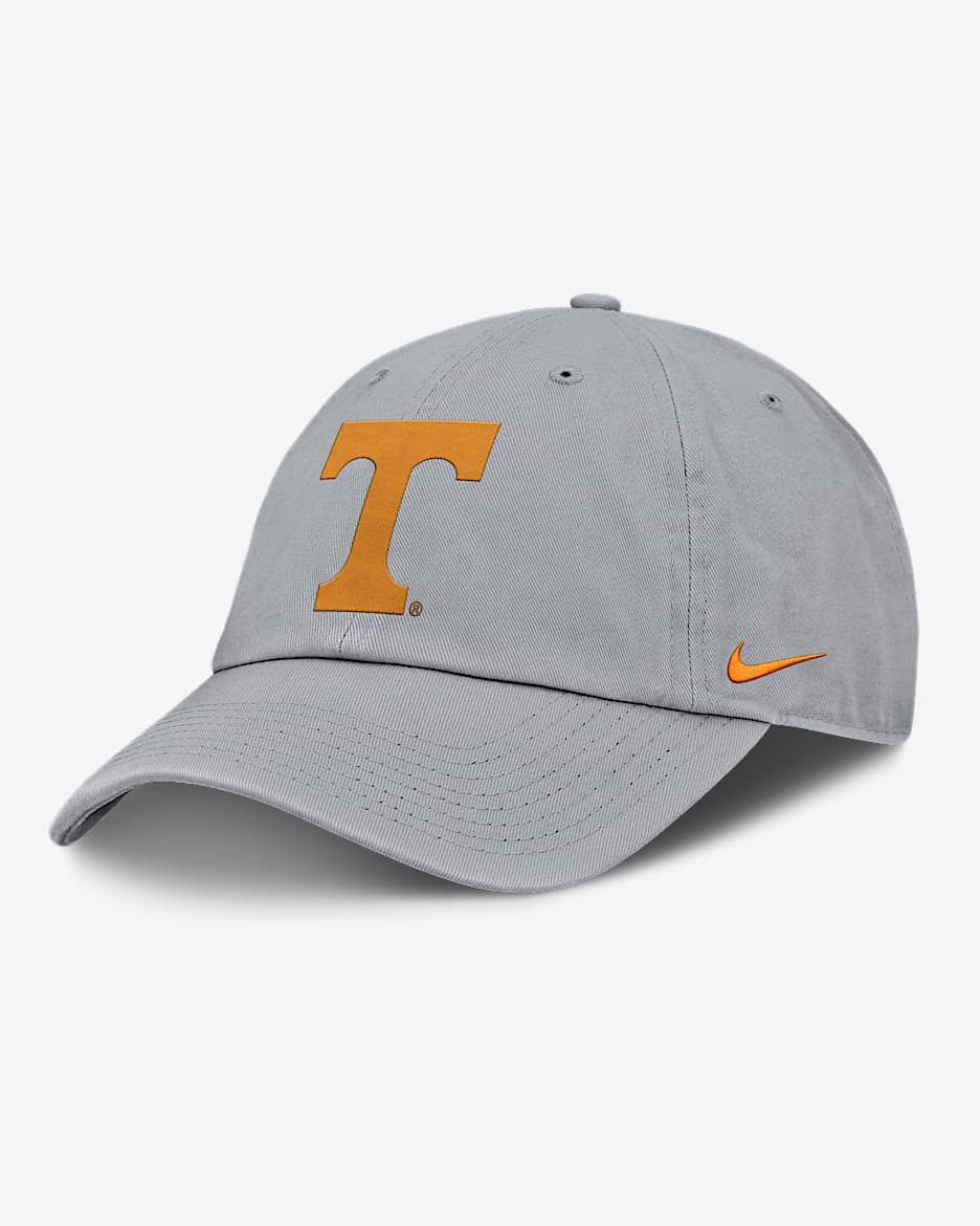 Tennessee Primetime Campus Club Toned Men's Nike College Adjustable Hat - Grey