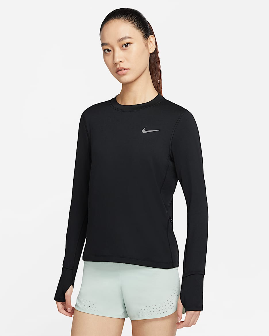 Nike Dri-FIT Element Women's Running Crew - Black