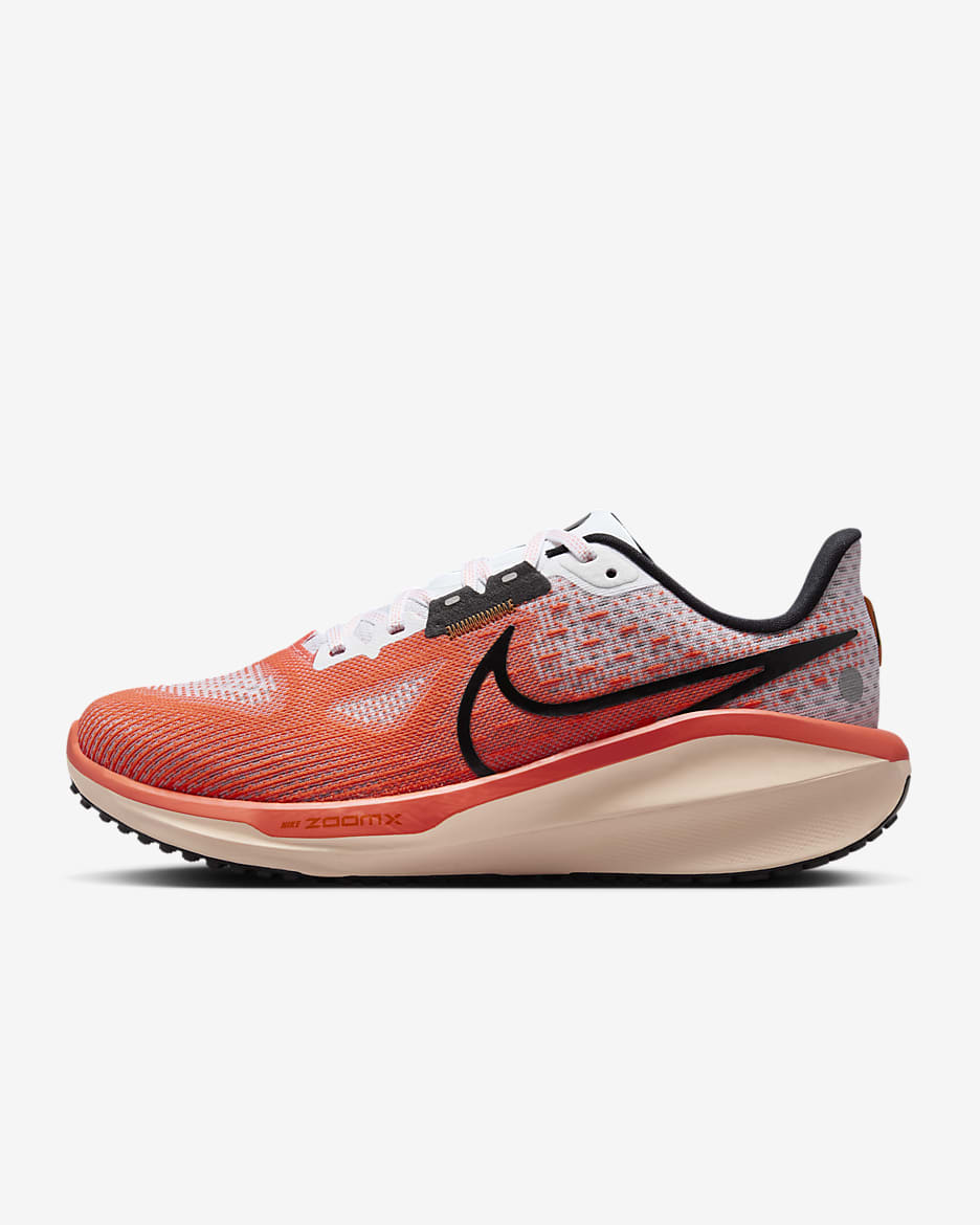 Damskie buty do biegania po asfalcie Nike Vomero 17 - Biel/Light Wild Mango/Crimson Tint/Czerń