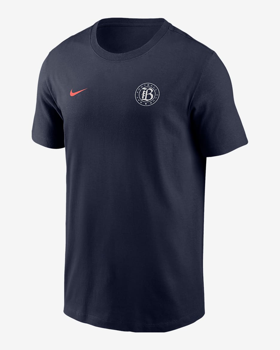 Playera Nike de la NWSL para hombre Deyna Castellanos Bay FC - Azul marino