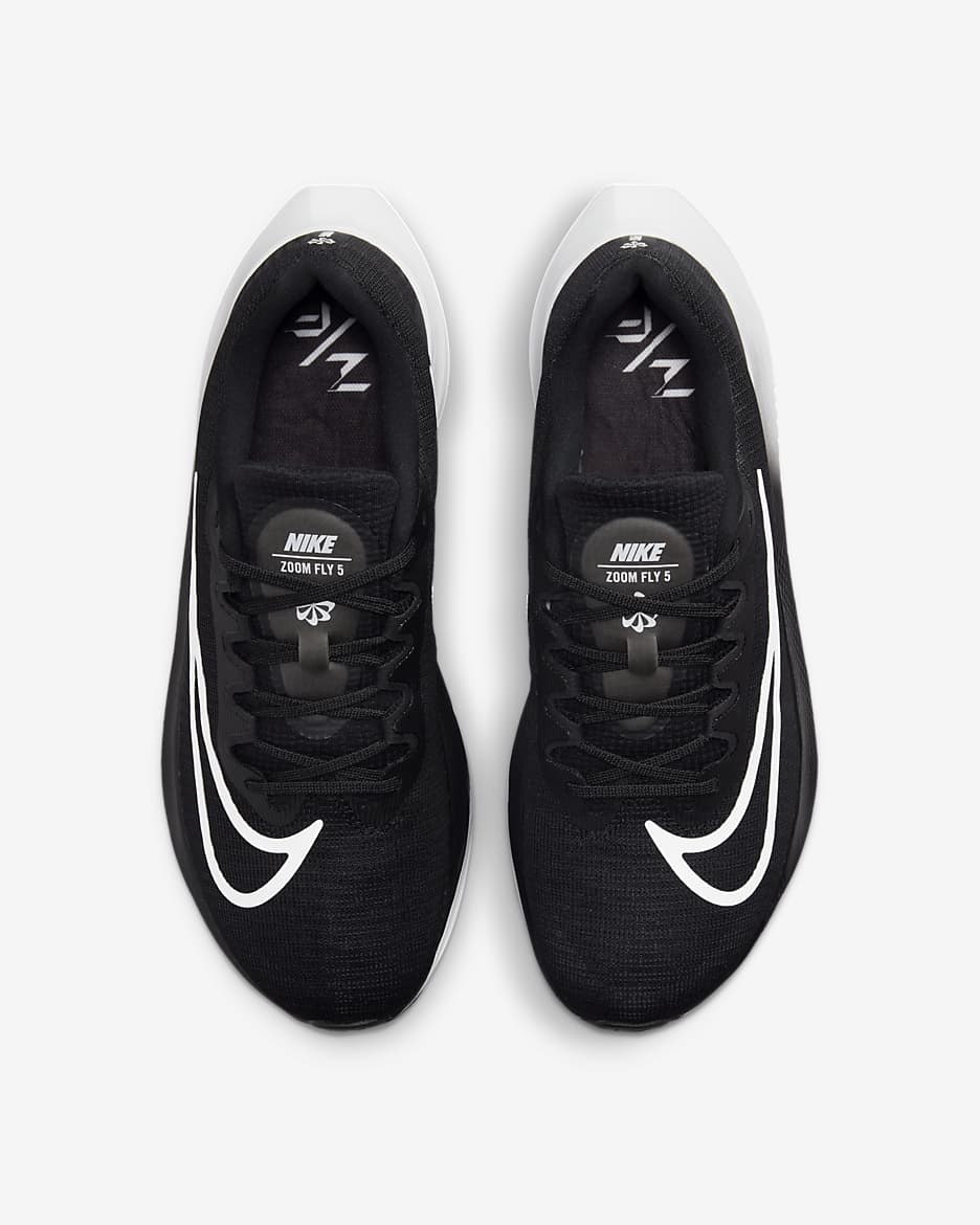 Nike Zoom Fly 5 Herren-Laufschuh - Schwarz/Weiß