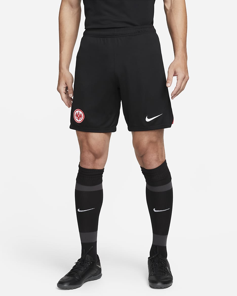 Eintracht Frankfurt 2023/24 Stadium Home/Away Men's Nike Dri-FIT Football Shorts - Black/University Red/White