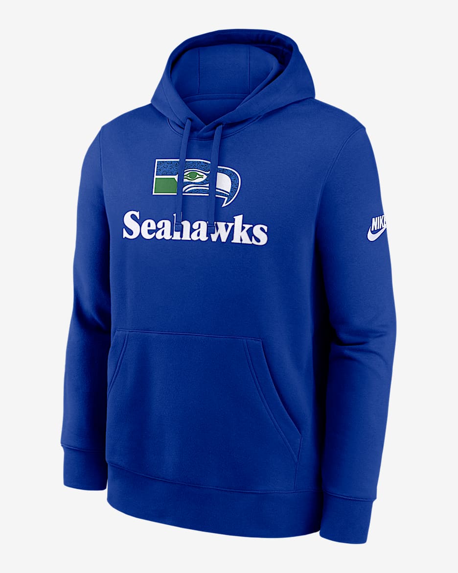 Seattle Seahawks Best Season Rewind Club Men's Nike NFL Pullover Hoodie - Royal