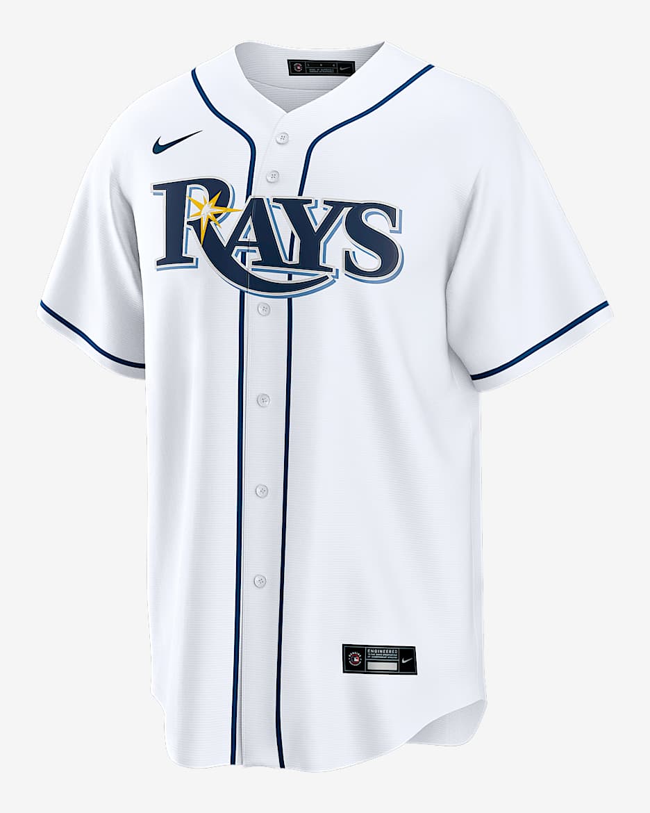 Yandy Díaz Tampa Bay Rays Men's Nike MLB Replica Jersey - White