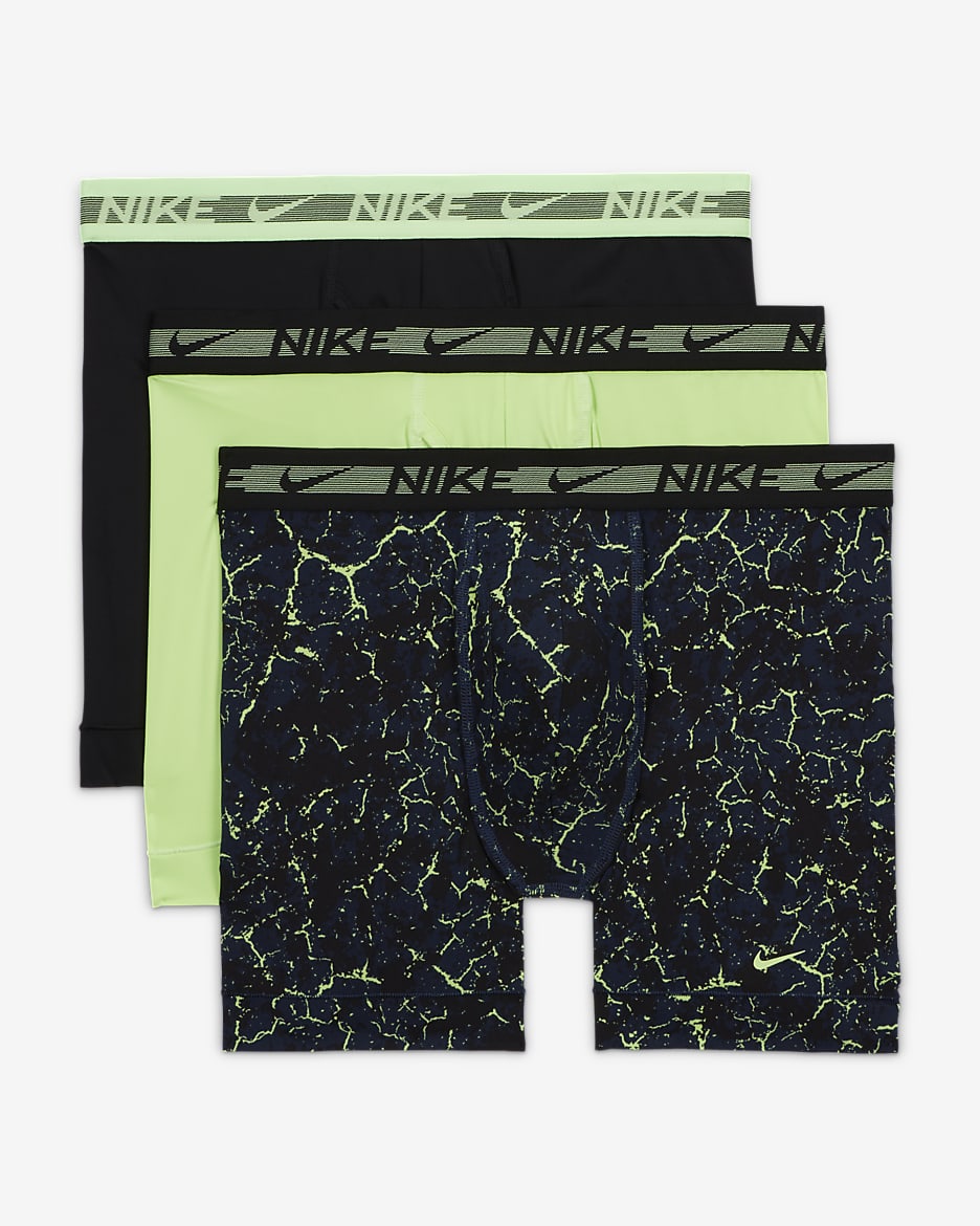 Nike Dri-FIT Ultra-Stretch Micro Men's Boxer Briefs (3-Pack) - Multi-Color