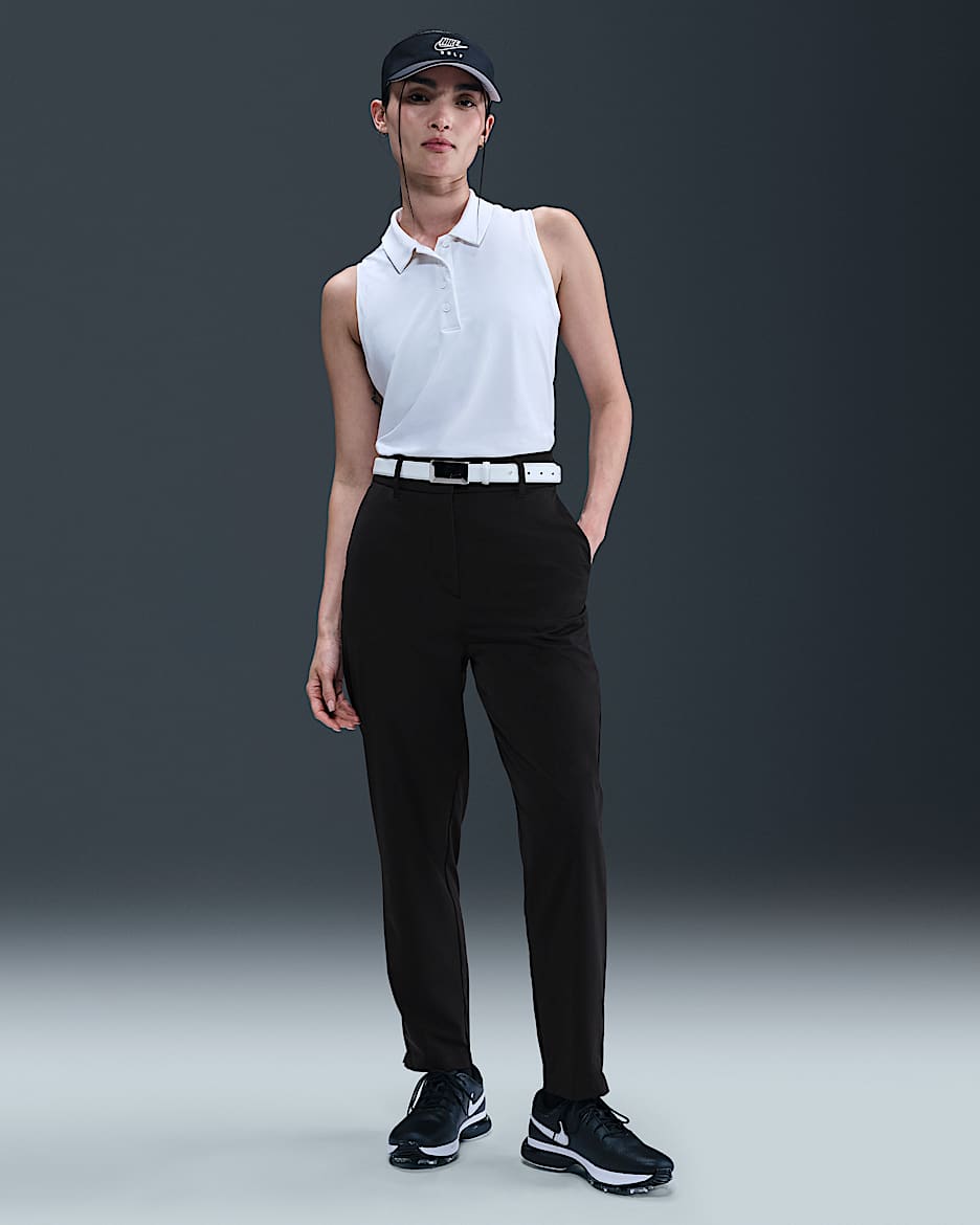 Nike Tour Women's Dri-FIT Golf Trousers - Black/White