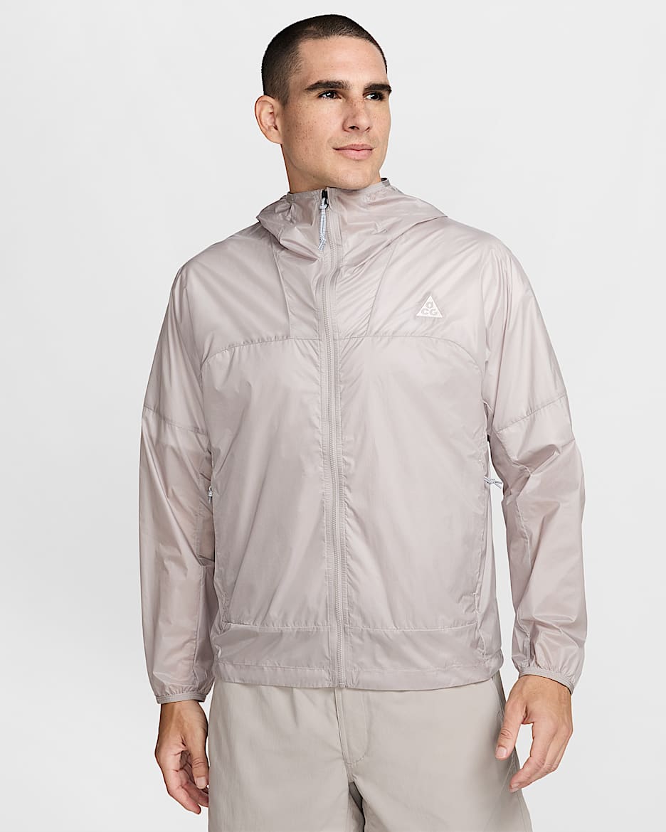 Nike ACG "Cinder Cone" Men's Windproof Jacket - College Grey/Summit White