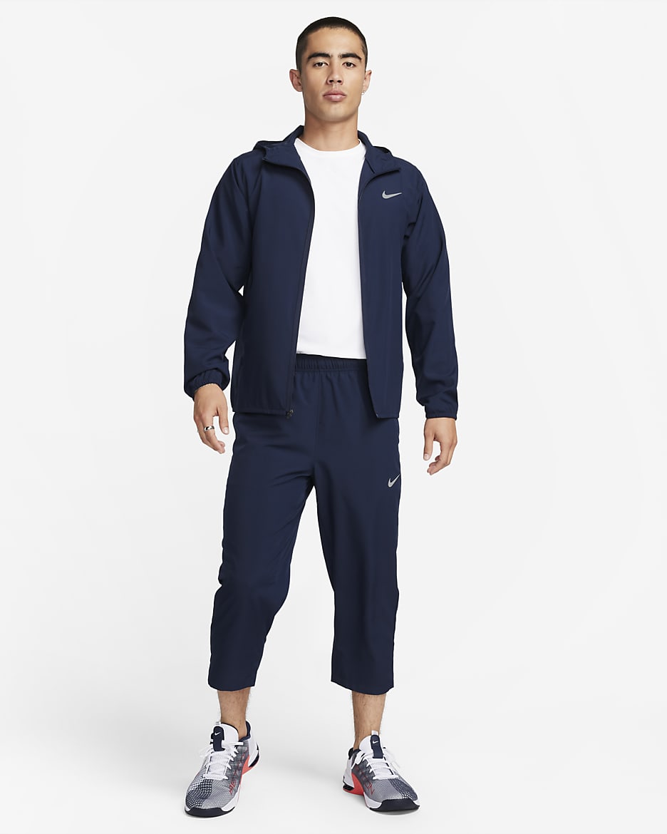 Nike Form Men's Dri-FIT Hooded Versatile Jacket - Obsidian