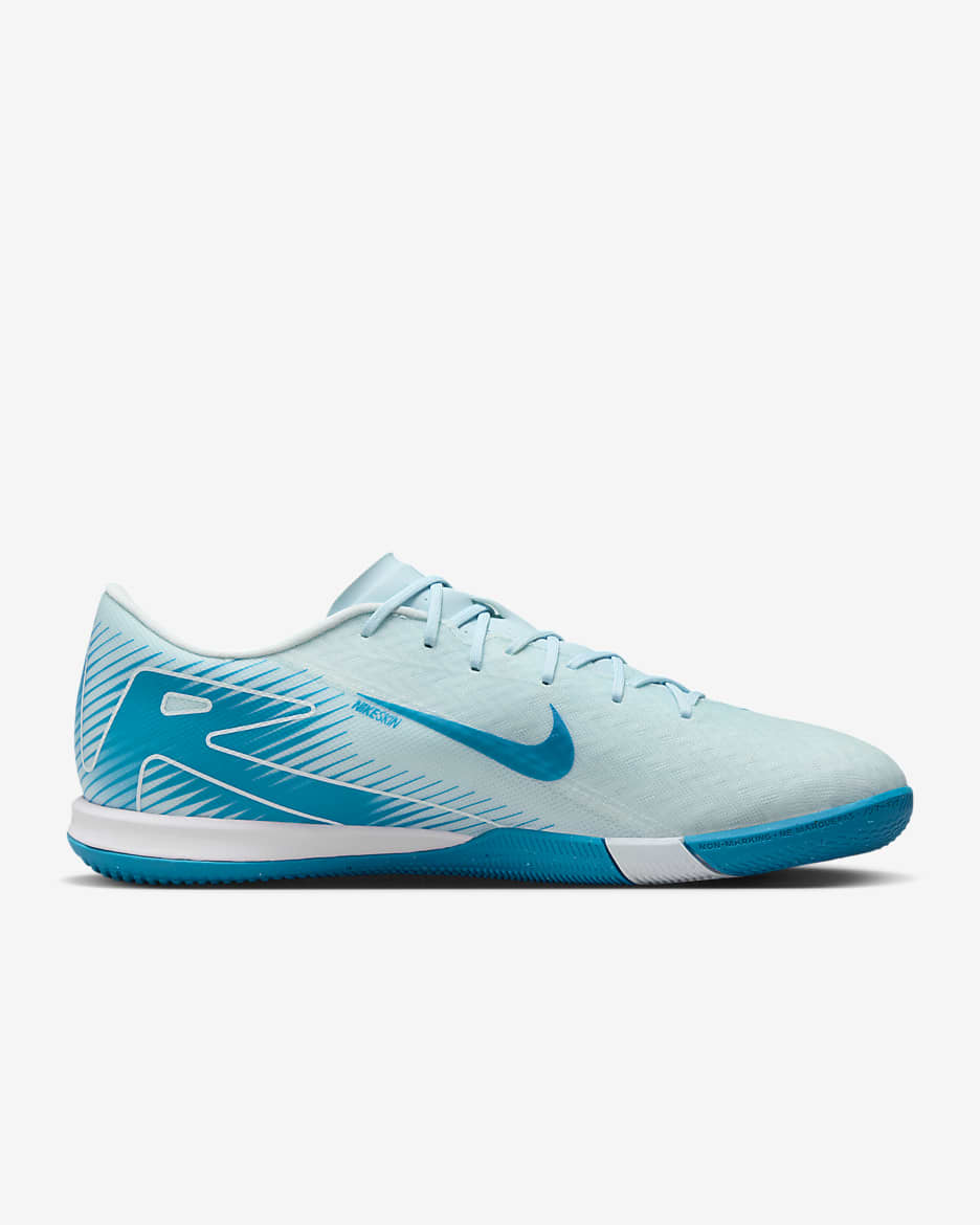 Nike Mercurial Vapor 16 Academy IC Low-Top-Fußballschuh - Glacier Blue/Blue Orbit