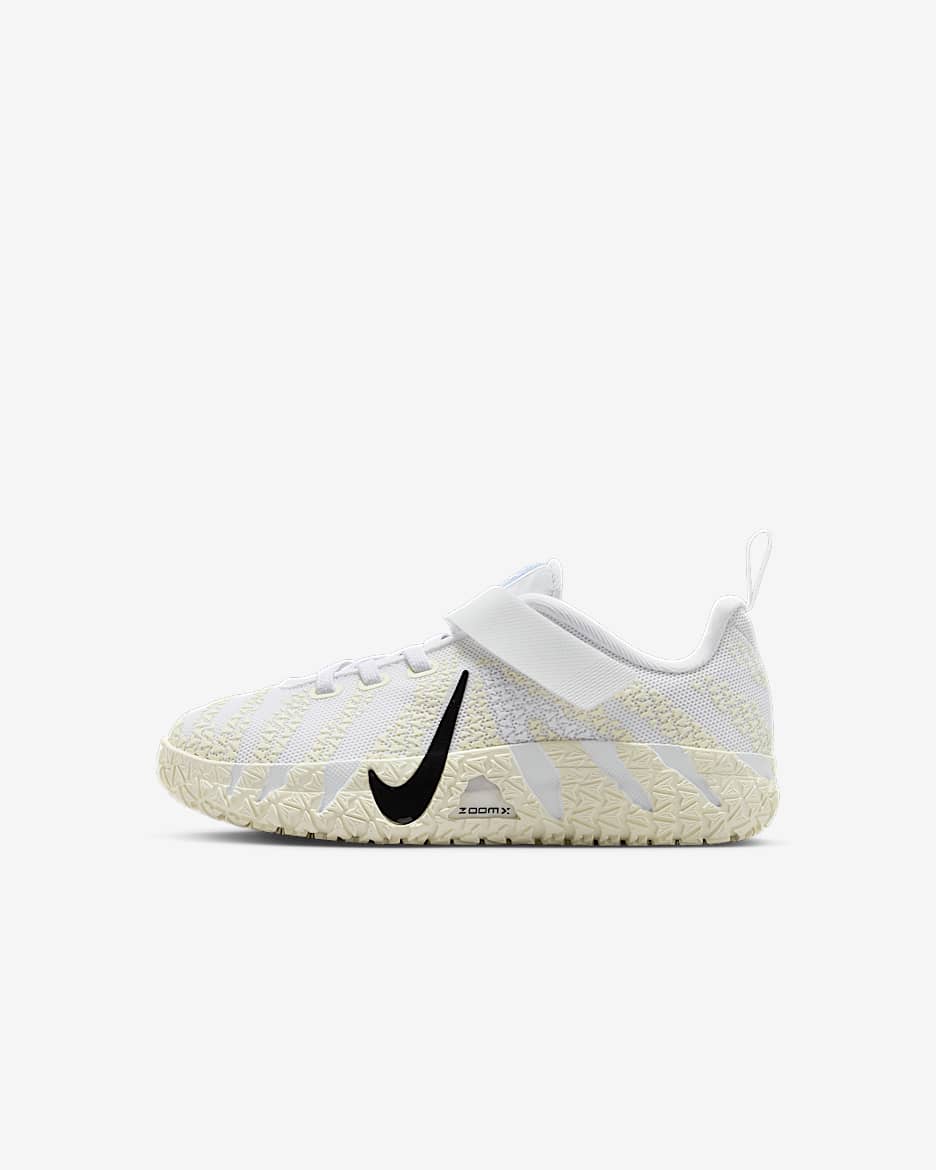 Ja 3 "Light Show" Little Kids' Shoes - White/Coconut Milk/Desert Khaki/Black