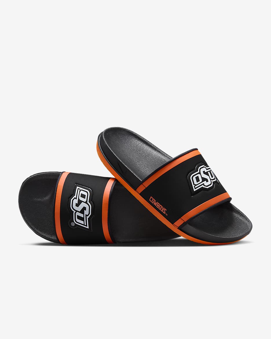 Chancla Nike Offcourt (Oklahoma State) - Negro/Naranja total/Blanco