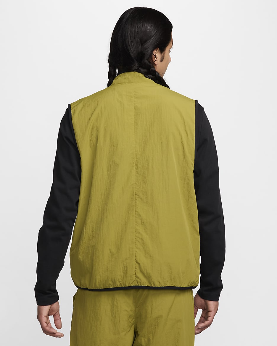 Nike Tech Men's Woven Gilet - Pacific Moss/Pacific Moss/Black