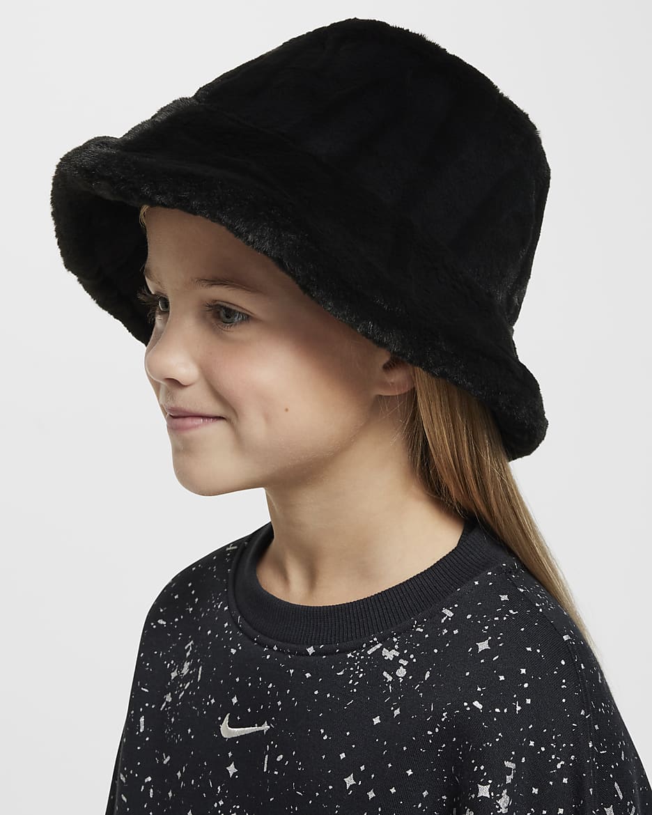 Nike Apex Bucket Hat für ältere Kinder - Schwarz