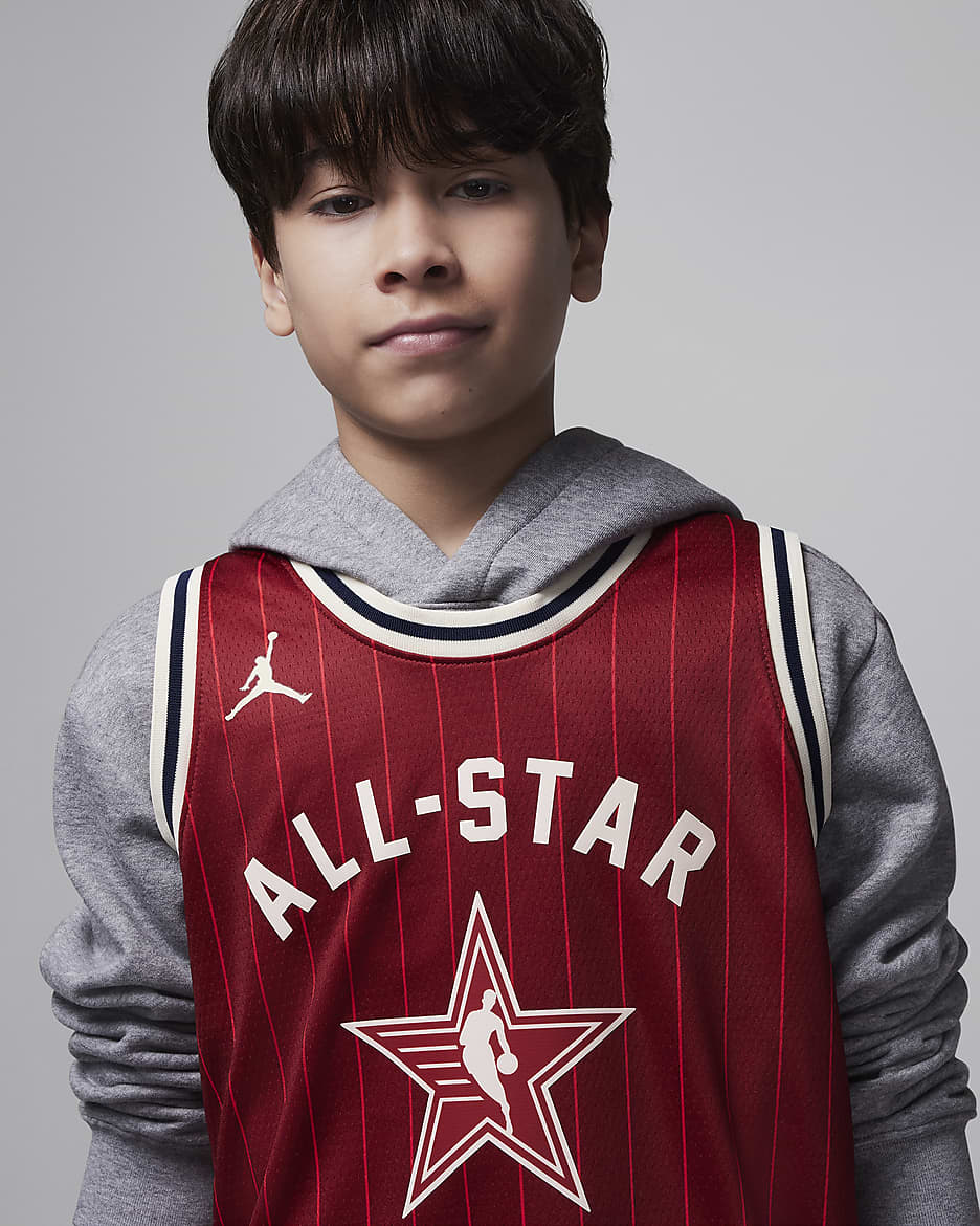 2024 All-Star Weekend Older Kids' Jordan Dri-FIT NBA Swingman Jersey - Team Crimson