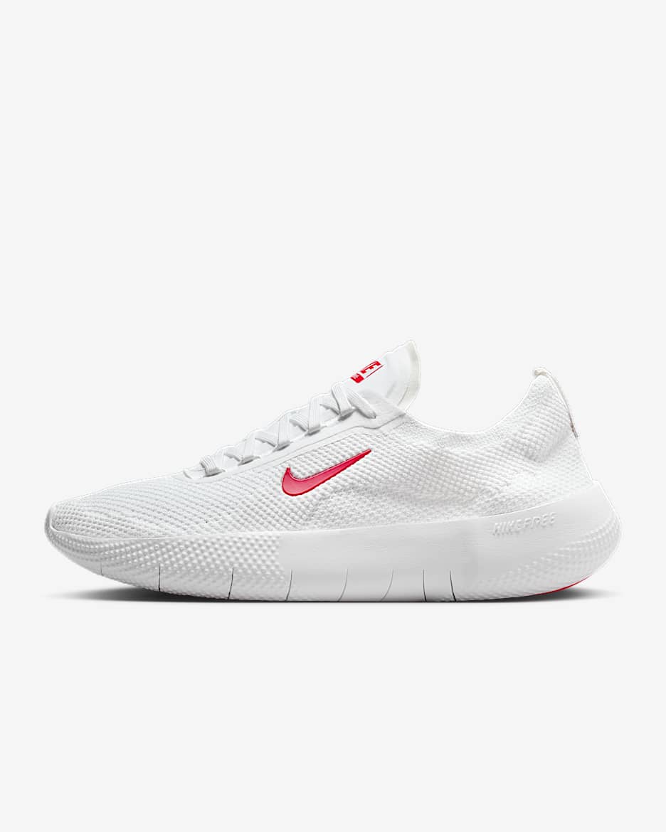 Nike Free 2025 work-outschoenen voor heren - Wit/Platinum Tint/University Red