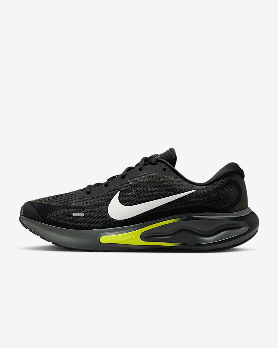Nike Journey Run Men's Road Running Shoes - Black/Anthracite/Cyber/Summit White
