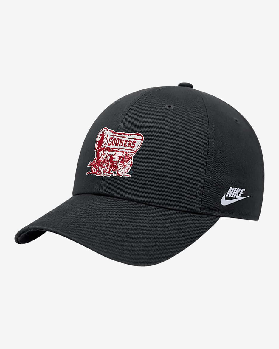 Oklahoma Nike College Cap - Black
