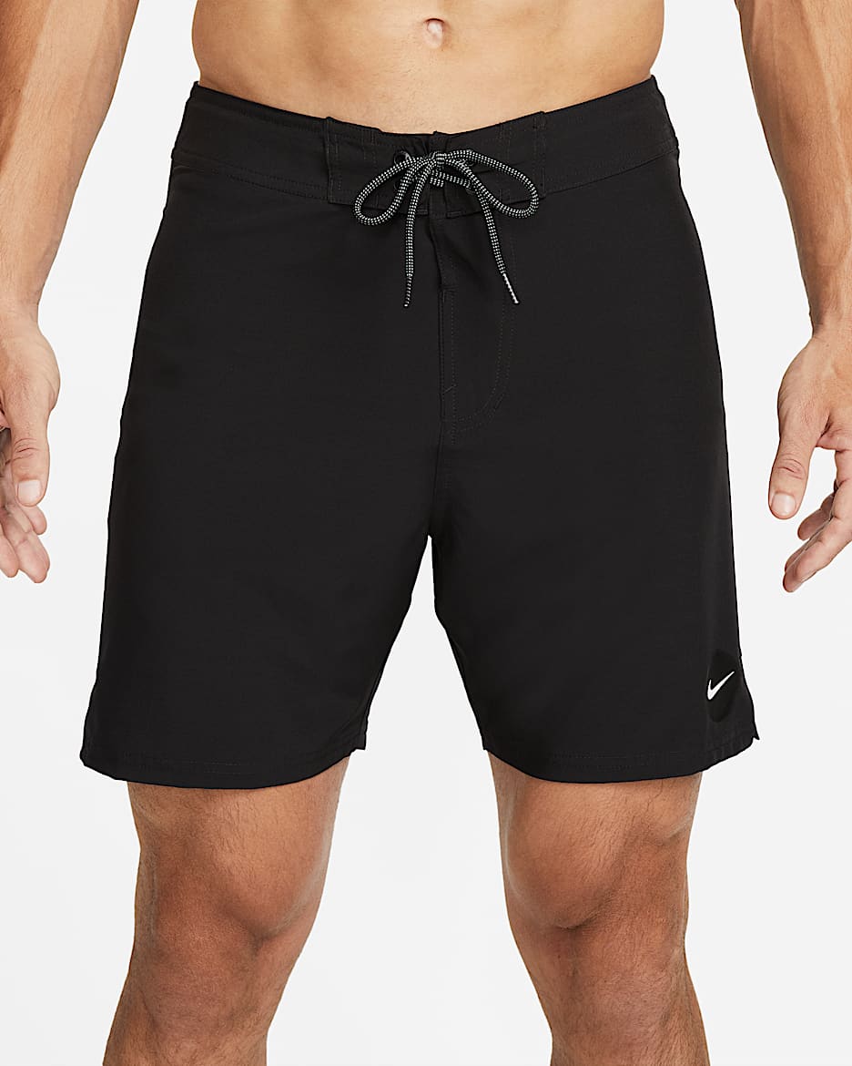 Traje de baño tipo short de playa de 18 cm para hombre Nike Essential - Negro