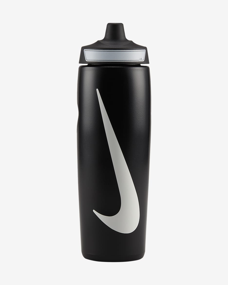 Nike Refuel Water Bottle (24 oz) - Black/White