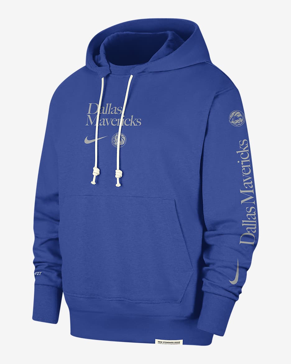 Sudadera con gorro Nike Dri-FIT de la NBA para hombre Dallas Mavericks Standard Issue Courtside - Royal juego