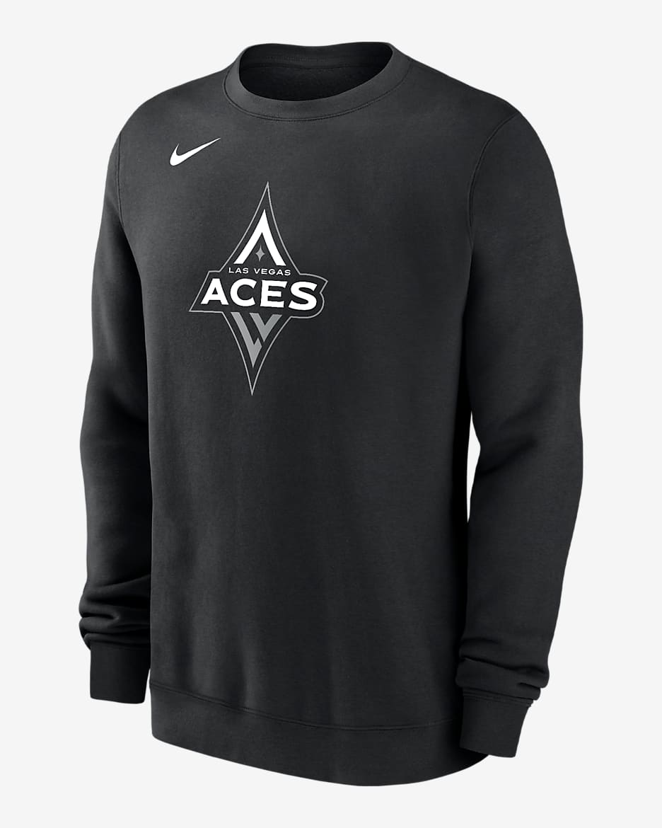 Las Vegas Aces Club Fleece Men's Nike WNBA Sweatshirt - Black