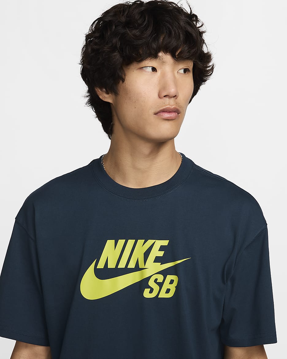 Nike SB Logo Skate T-Shirt - Armoury Navy