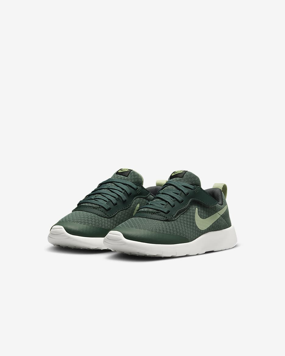 Nike Tanjun EasyOn Younger Kids' Shoes - Vintage Green/Team Best Grey/Sail/Oil Green