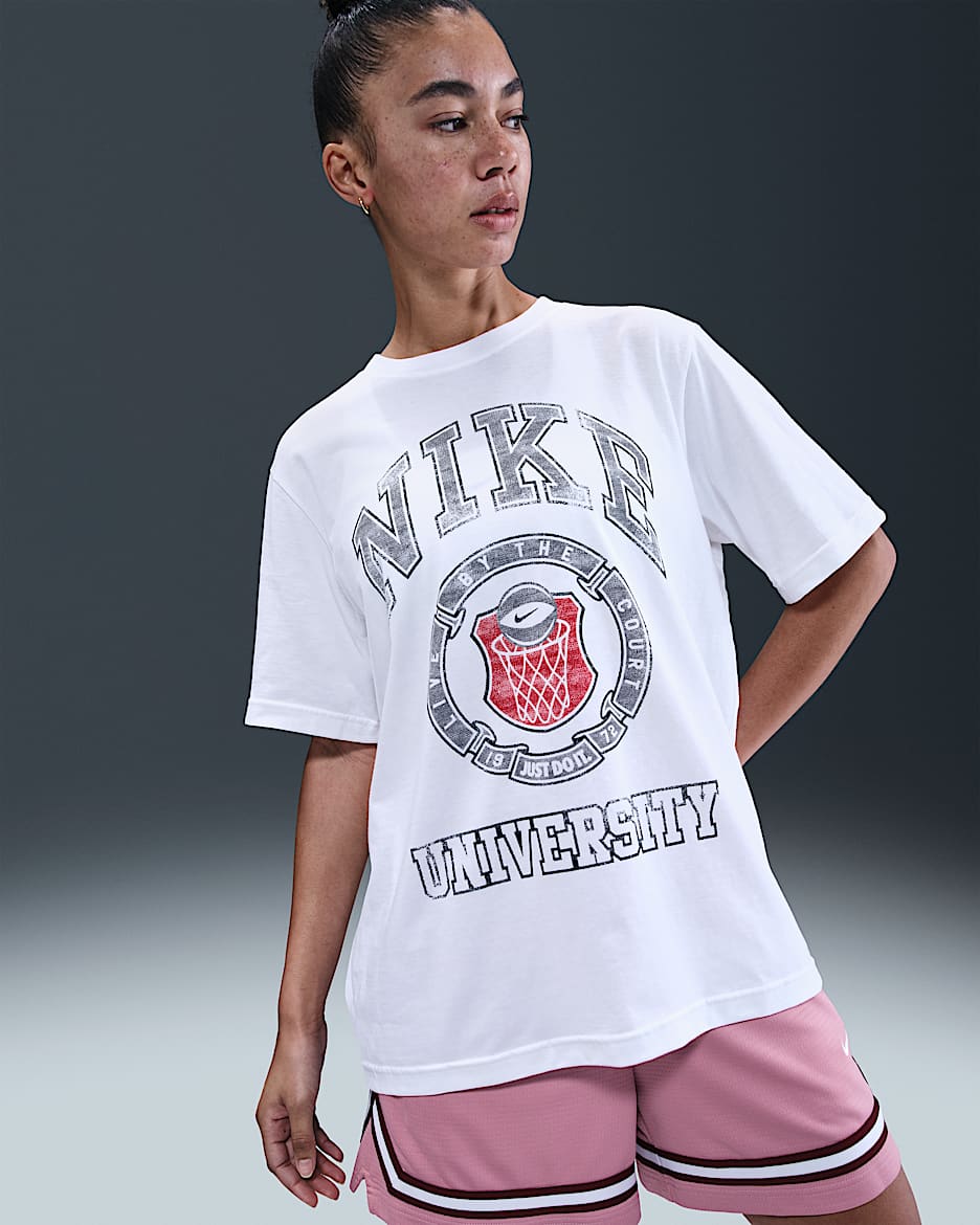 Playera para mujer Nike Essential - Blanco