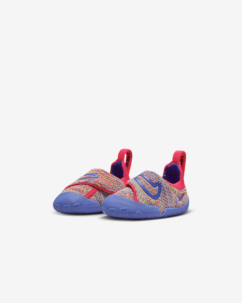 Nike Swoosh 1 schoenen voor baby's/peuters - Sail/Siren Red/Vivid Sulfur/Game Royal