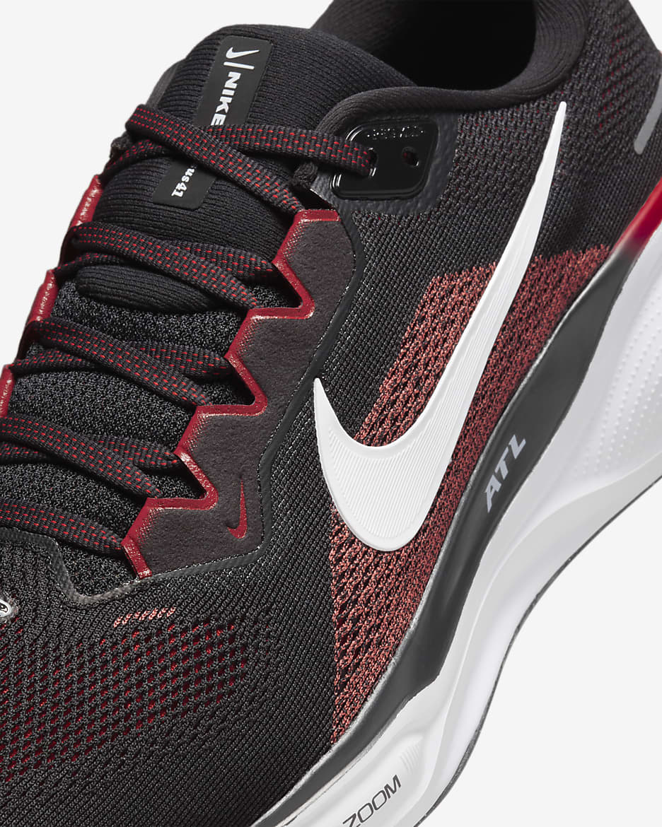 Tenis de correr en pavimento para hombre Nike Pegasus 41 NFL Atlanta Falcons - Negro/Blanco/Rojo gimnasio/Blanco